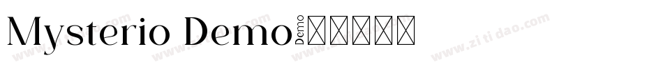 Mysterio Demo字体转换